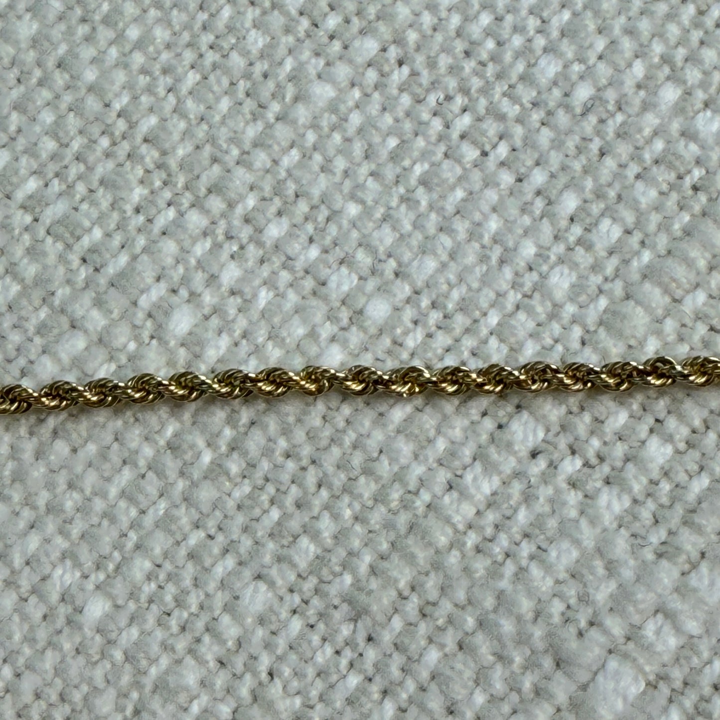 25" Michael Anthony Rope 14K Yellow Gold Chain 1.27mm 3.49g