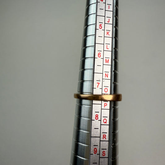 10K Vintage Standard Fit Rosy Yellow Gold Band 2.88mm, Size 7.5