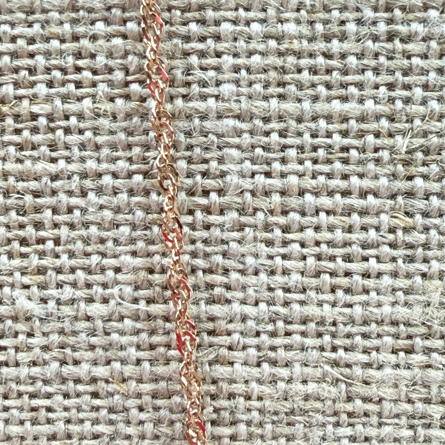 17.75" 14K Rose Gold Singapore Chain 1.65mm 1.45g