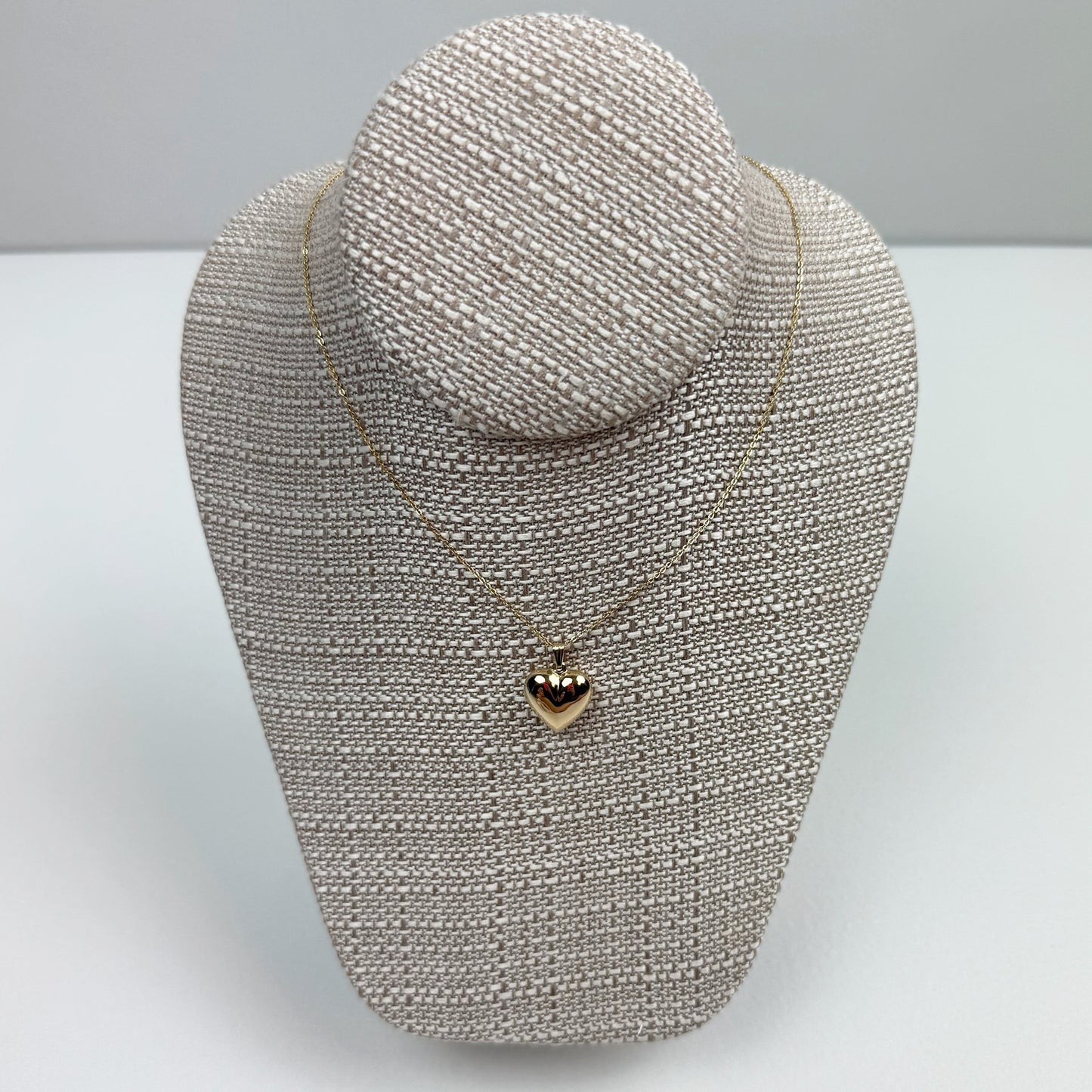 High Polish Puffy Heart Pendant 14K Yellow Gold