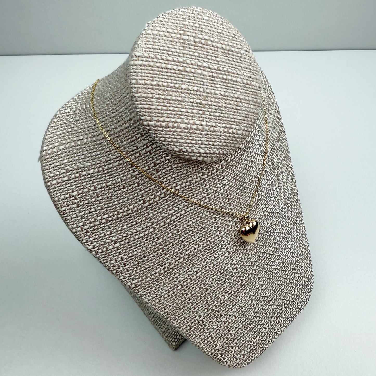 High Polish Puffy Heart Pendant 14K Yellow Gold