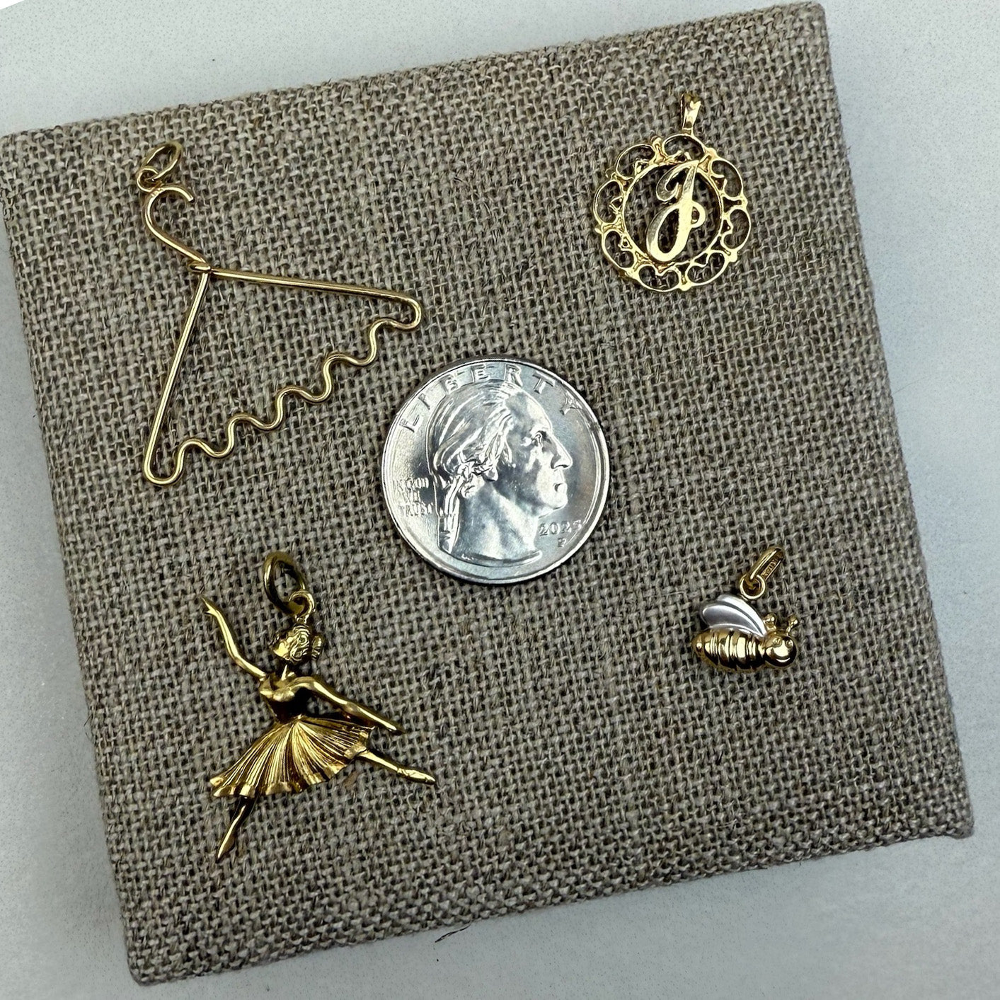 14K Gold Vintage Pendants/Charms Group B (Select Your Favorite)