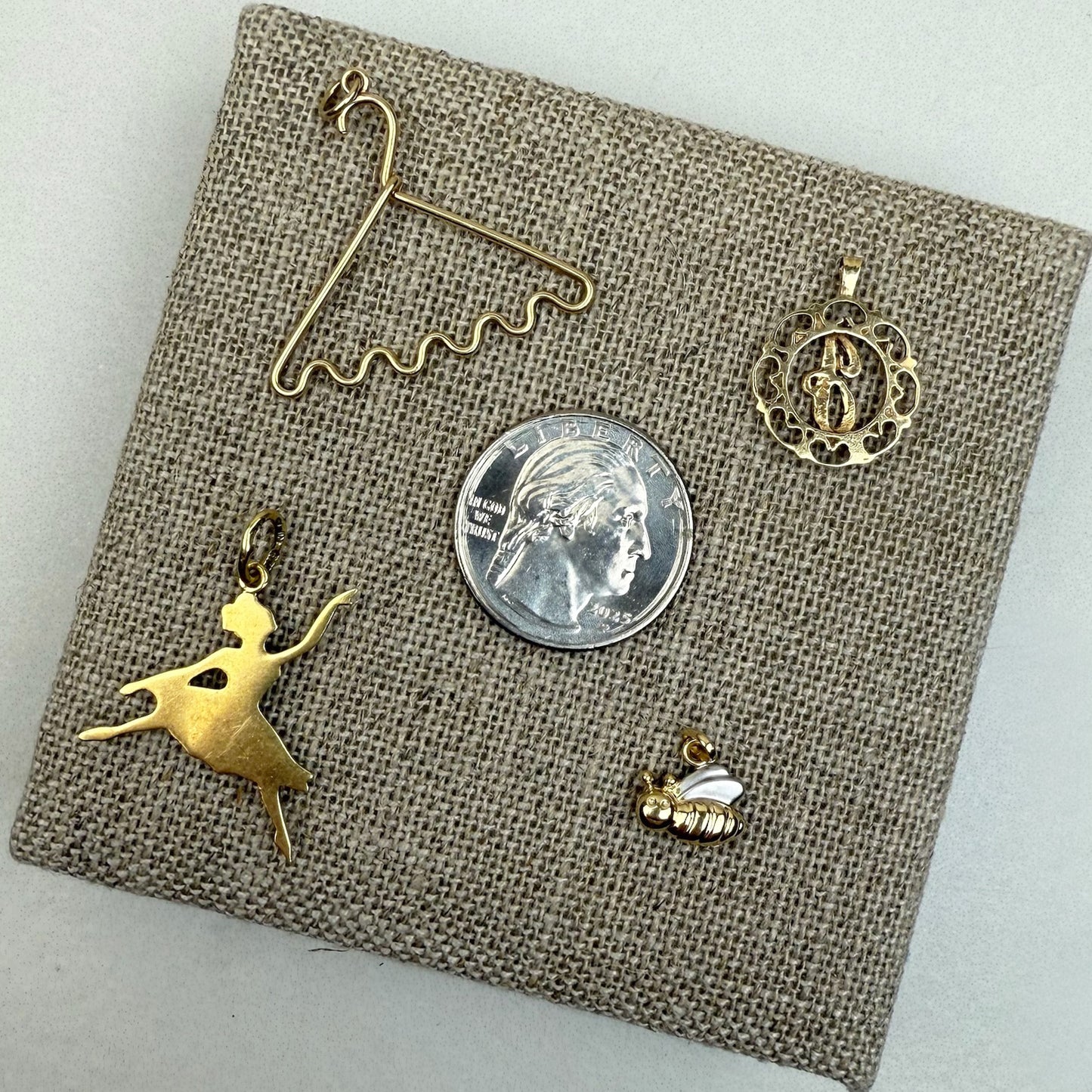 14K Gold Vintage Pendants/Charms Group B (Select Your Favorite)