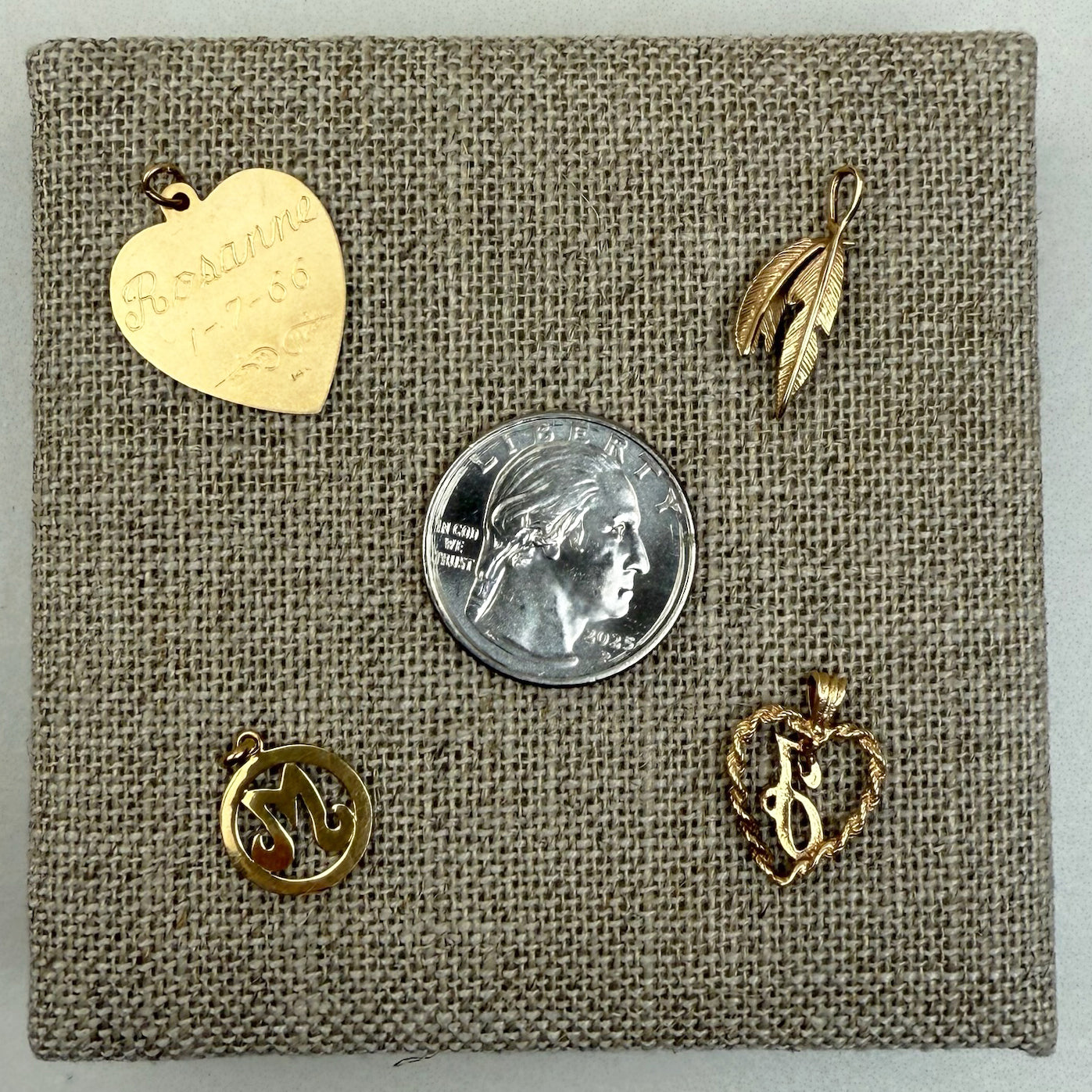 14K Gold Vintage Pendants/Charms Group A (Select Your Favorite)