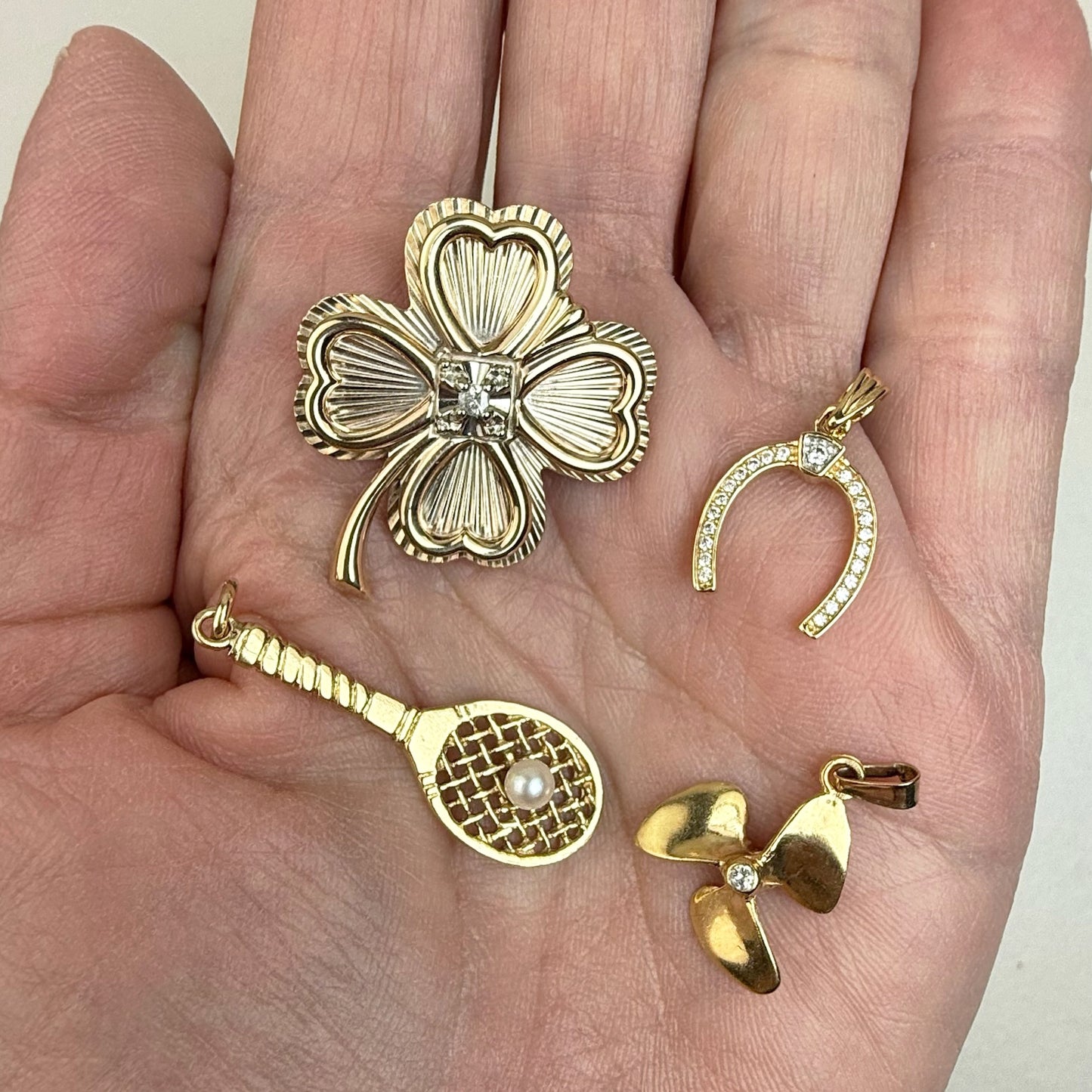 14K/10K Gold Vintage Pendants/Charms Group C (Select Your Favorite)