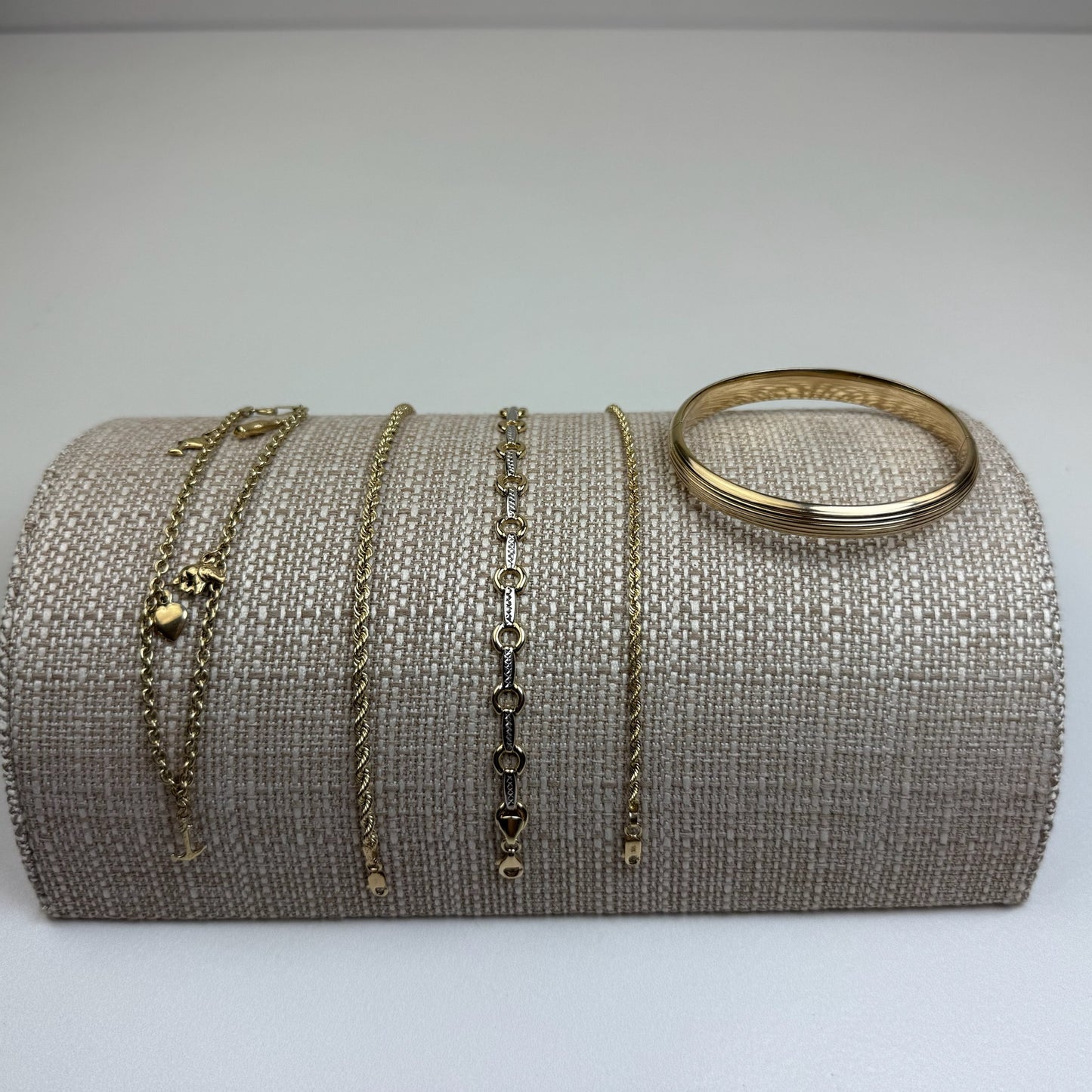 8" Rope Bracelet 10K Yellow Gold 3mm 1.94g