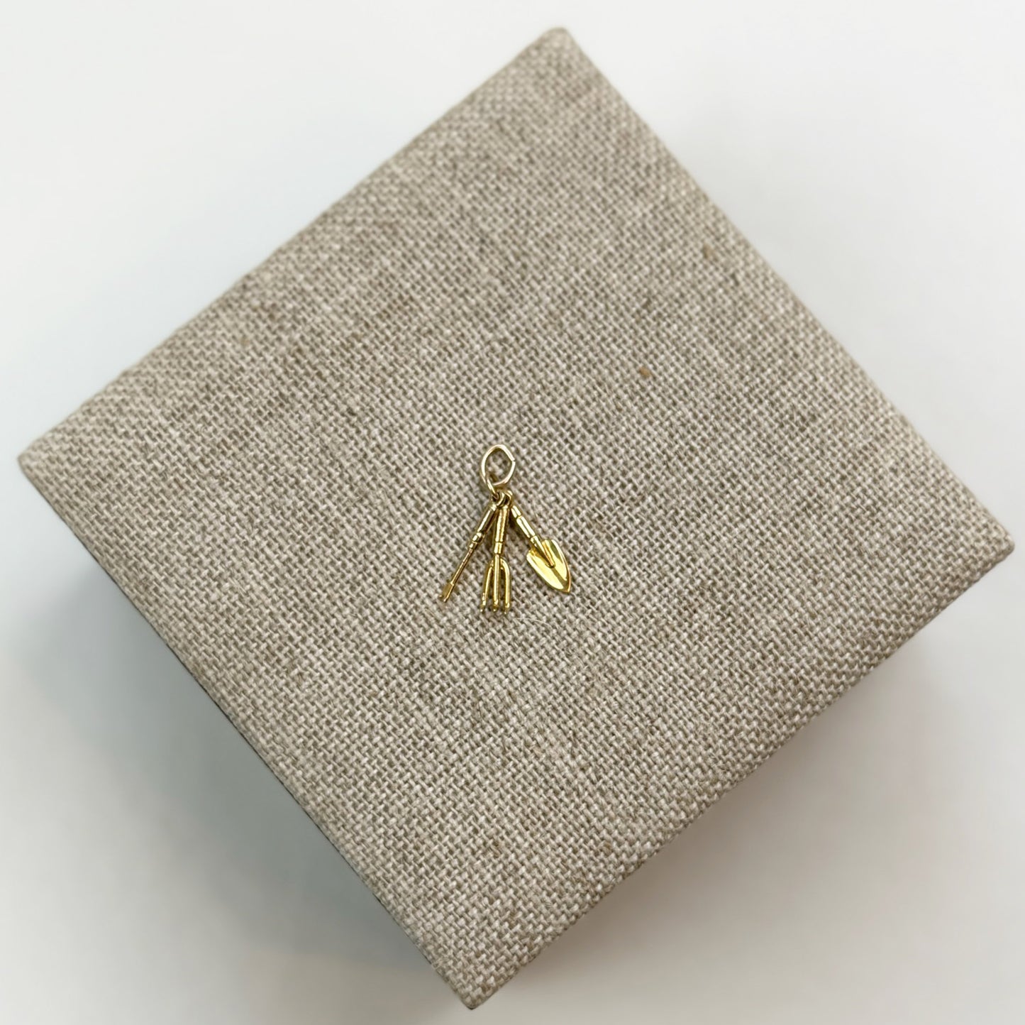 Garden Tools Charm 14K Yellow Gold