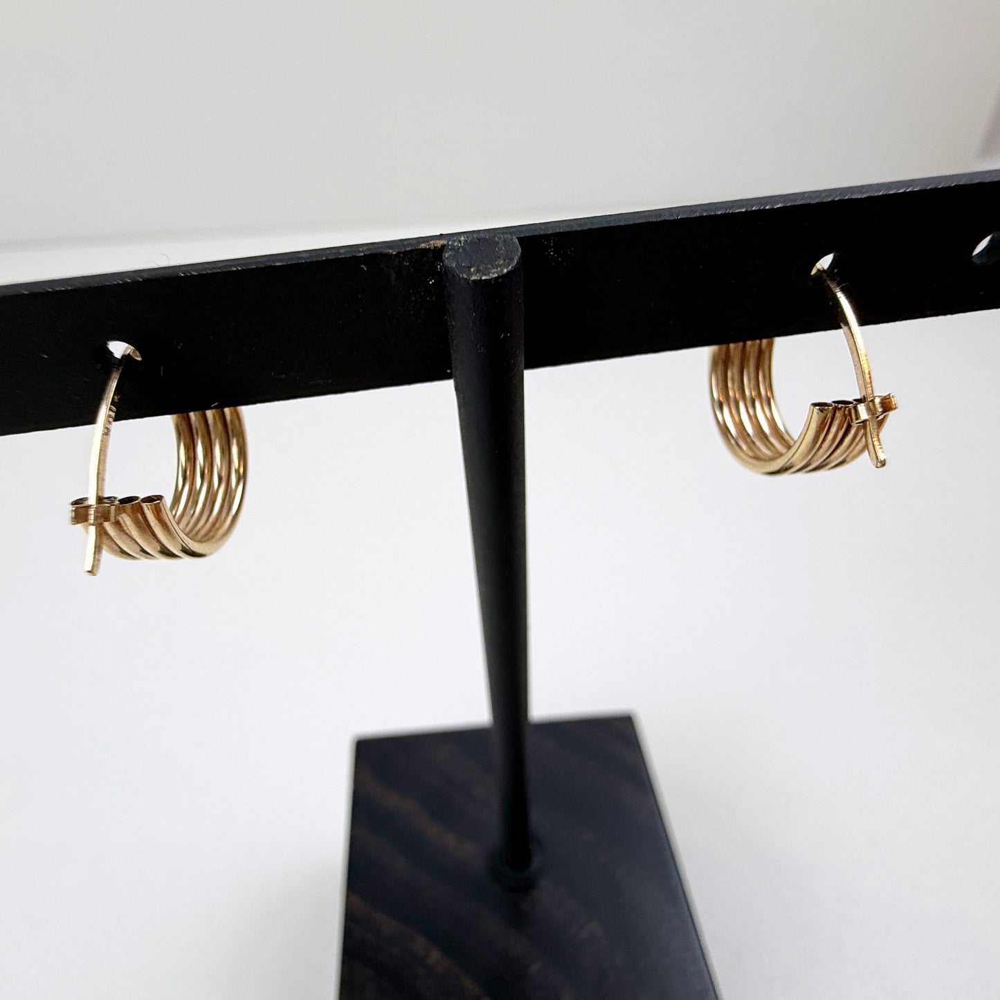 Mini Hoop Earrings Line Details 10K Yellow Gold