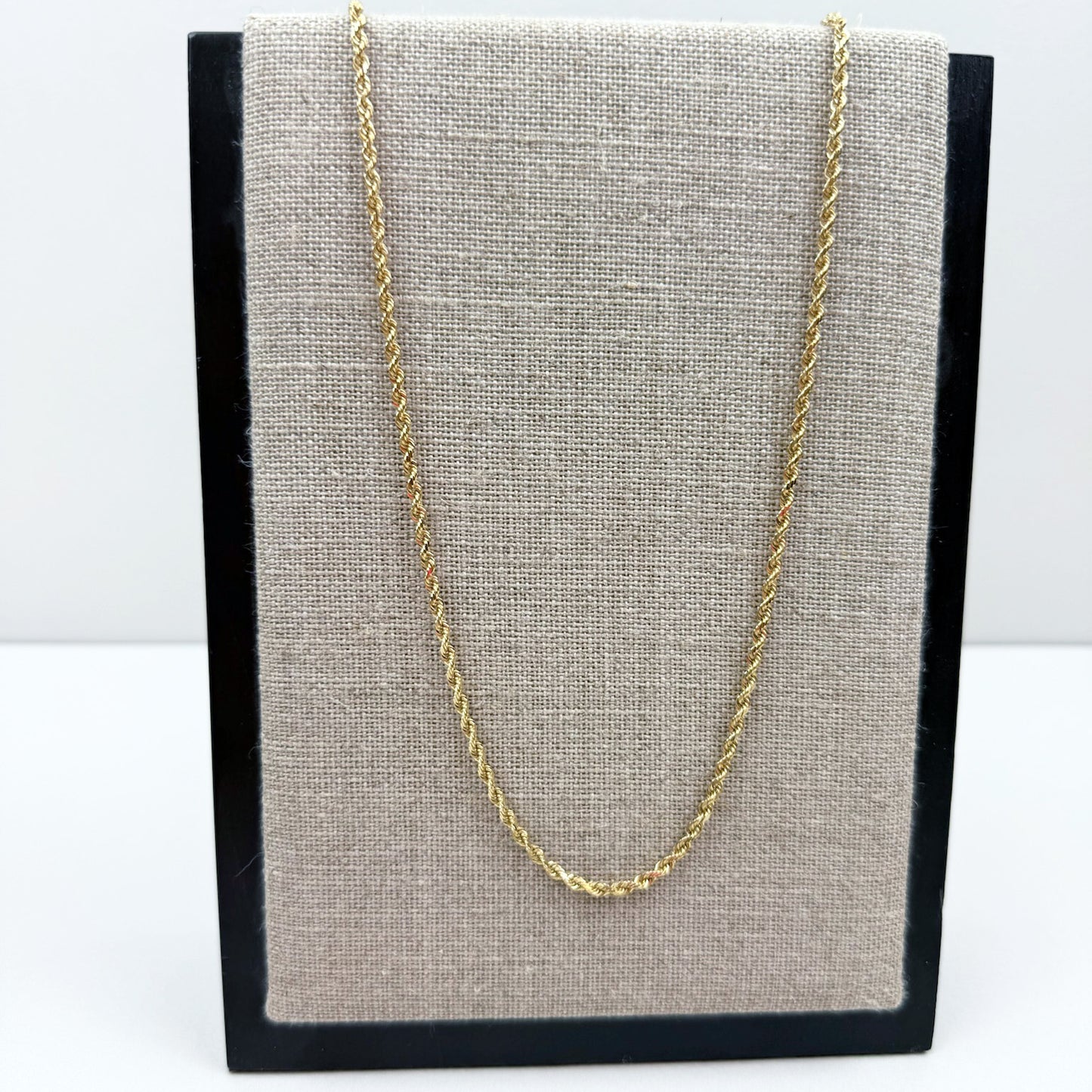 18" Michael Anthony Diamond Cut Rope 10K Yellow Gold Chain 2.75mm 10.22g