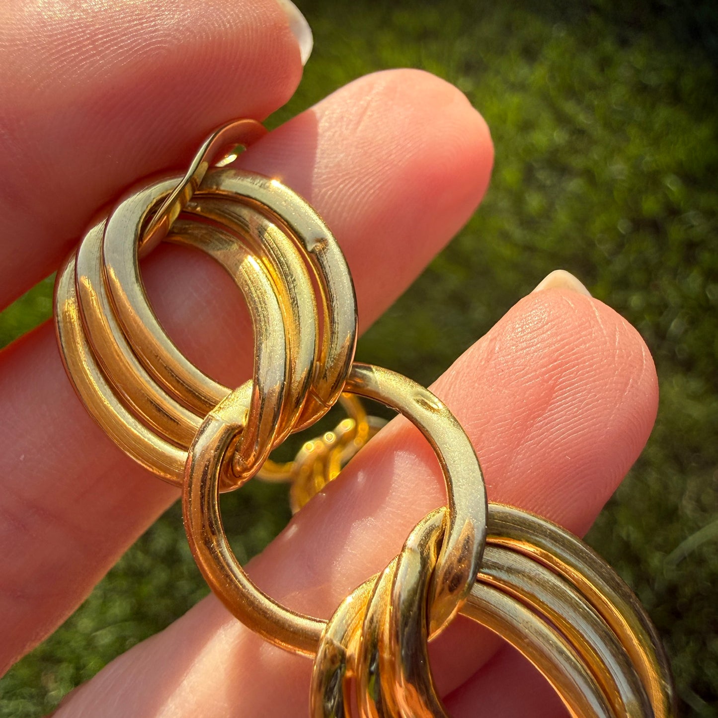 6.5" Italian Solid 14K Yellow Gold Bold Fancy Link Bracelet, 18.75 g