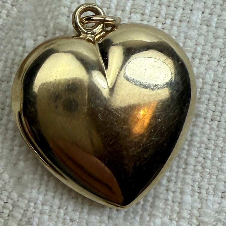 18K/14K Vintage Heart Pendants/Charms Group G (Select Your Favorite)