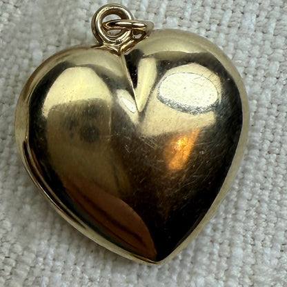 18K/14K Vintage Heart Pendants/Charms Group G (Select Your Favorite)