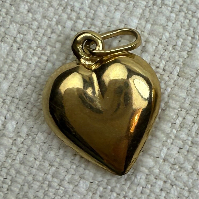 18K/14K Vintage Heart Pendants/Charms Group G (Select Your Favorite)
