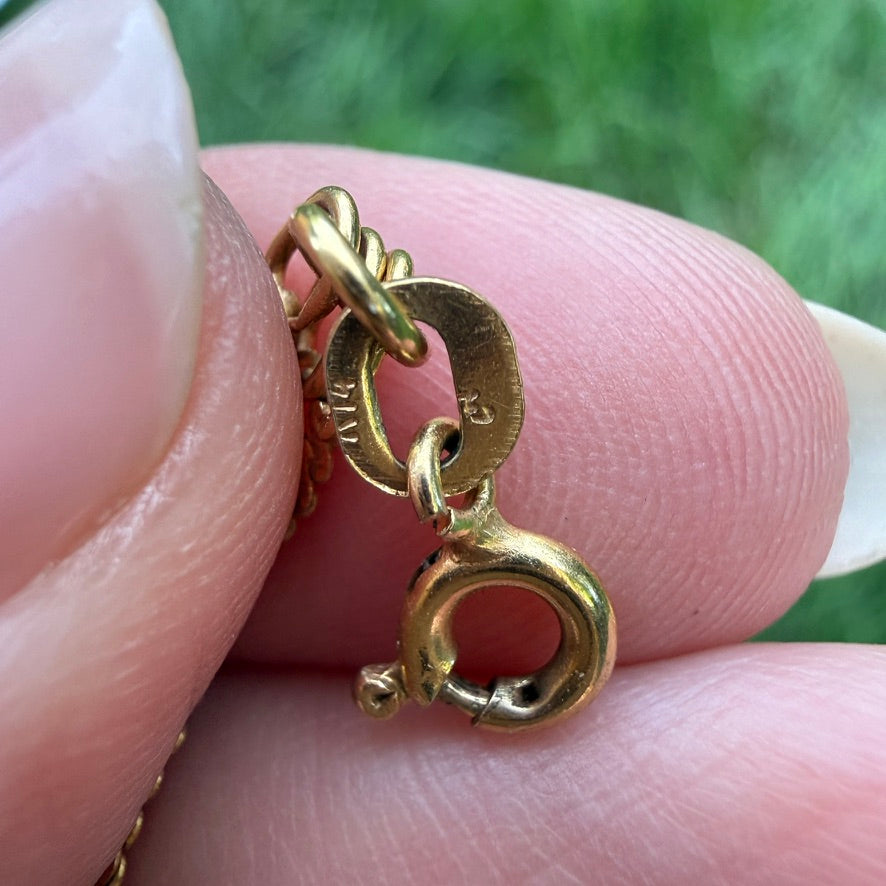 6.5" Solid Italian 14K Yellow Gold Three Strand Delicate S-Link Bracelet, 2.61 g