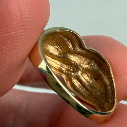 10K Solid Yellow Gold Knot Motif Ring Size 7.5