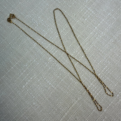 24" Michael Anthony Rope 14K Yellow Gold Chain 1.27mm 3.49g