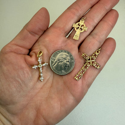 14K Estate Crosses Pendants/Charms Group F (Select Your Favorite)