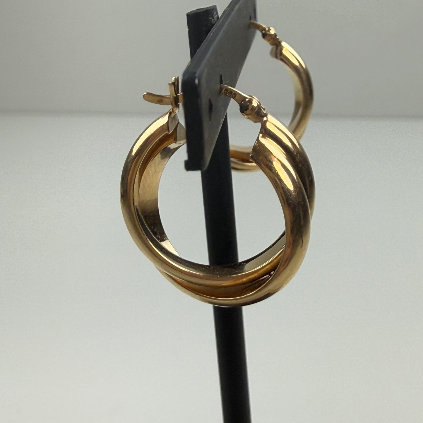 Intertwined Hoops 14K .74" 4.47g Yellow Gold