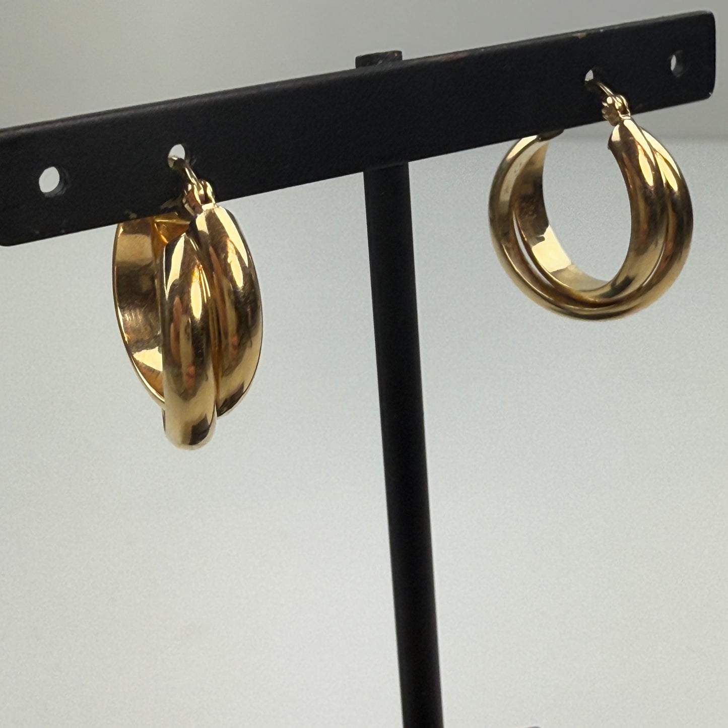 Intertwined Hoops 14K .74" 4.47g Yellow Gold