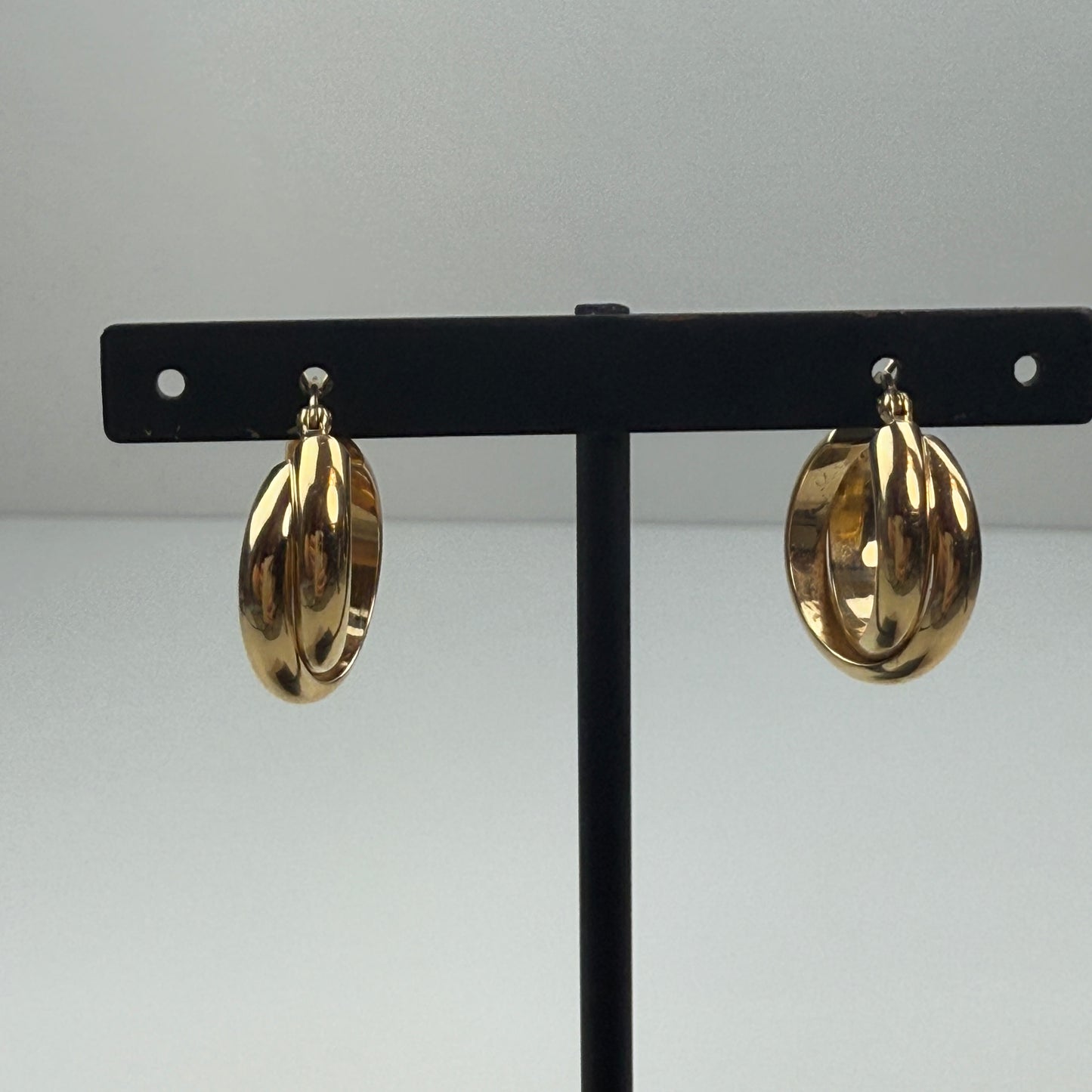 Intertwined Hoops 14K .74" 4.47g Yellow Gold