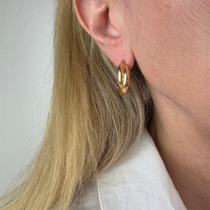 Intertwined Hoops 14K .74" 4.47g Yellow Gold
