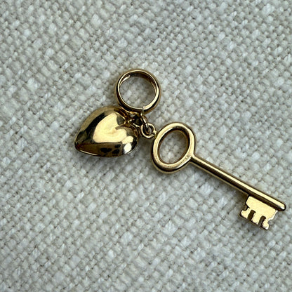 18K/14K Vintage Heart Pendants/Charms Group G (Select Your Favorite)