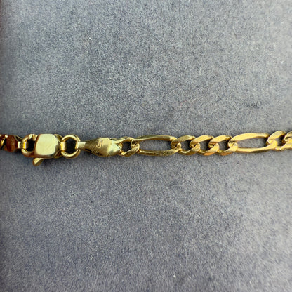 Close-up view of figaro link. 