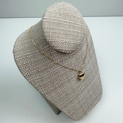 High Polish Puffy Heart Pendant 14K Yellow Gold