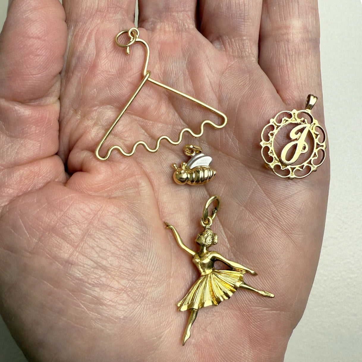 14K Gold Vintage Pendants/Charms Group B (Select Your Favorite)