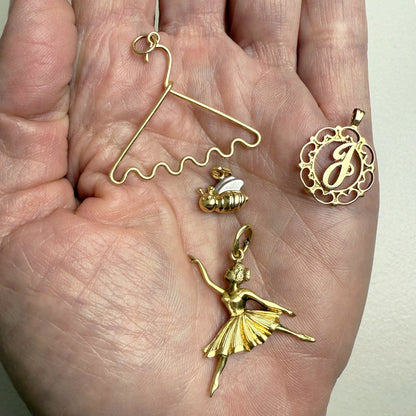 14K Gold Vintage Pendants/Charms Group B (Select Your Favorite)
