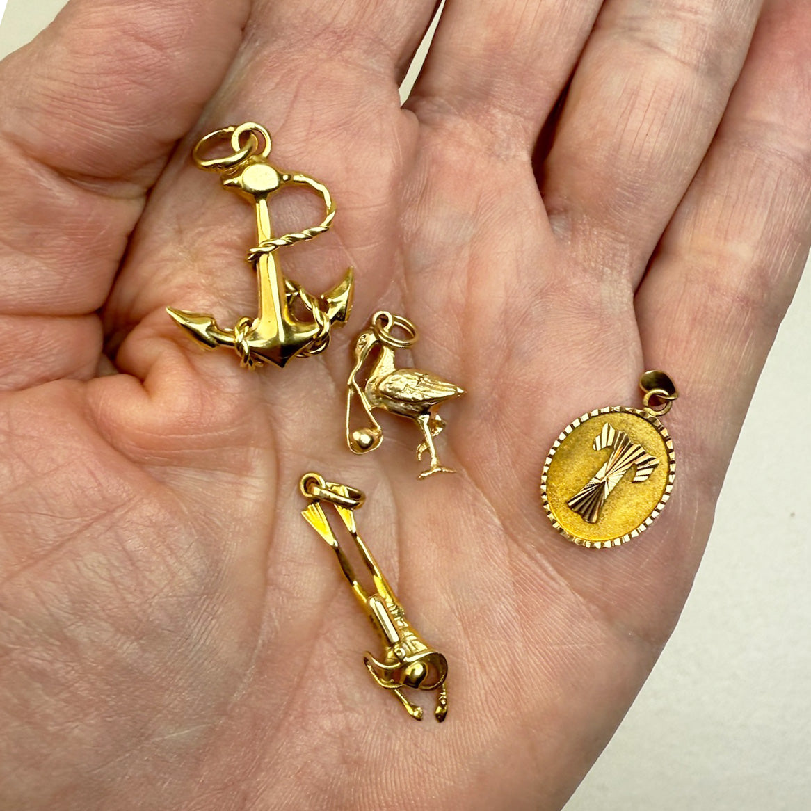 14K Vintage Pendants/Charms Group D (Select Your Favorite)