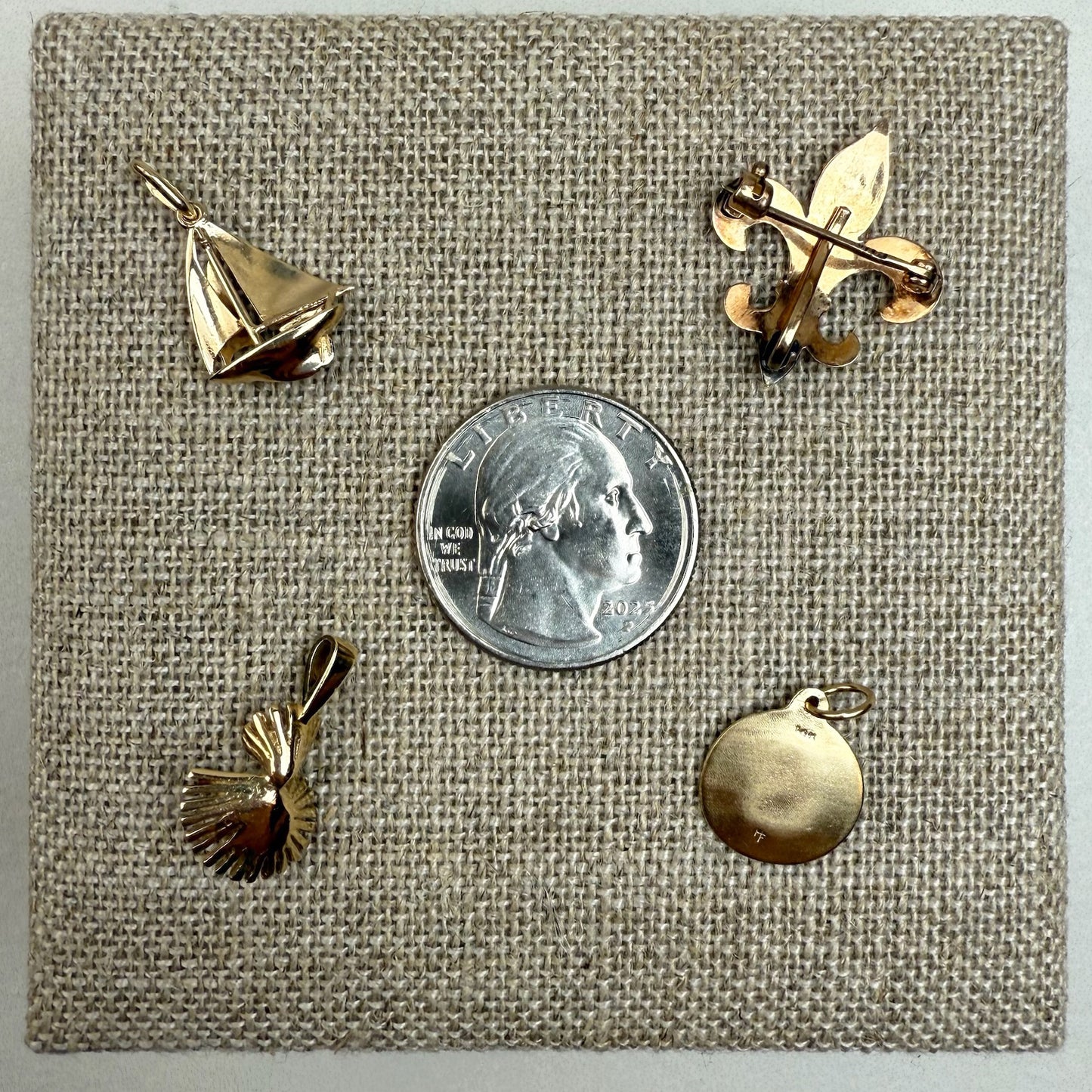 10K/14K Vintage Pendants/Charms Group E (Select Your Favorite)