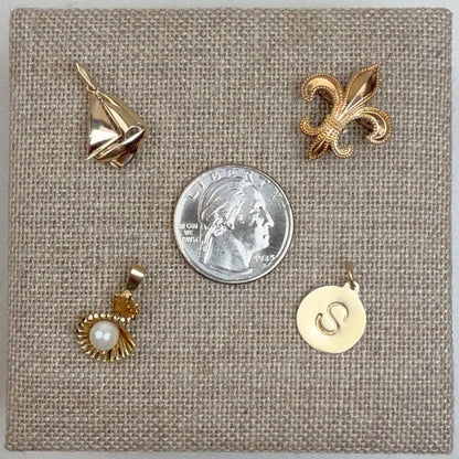 10K/14K Vintage Pendants/Charms Group E (Select Your Favorite)