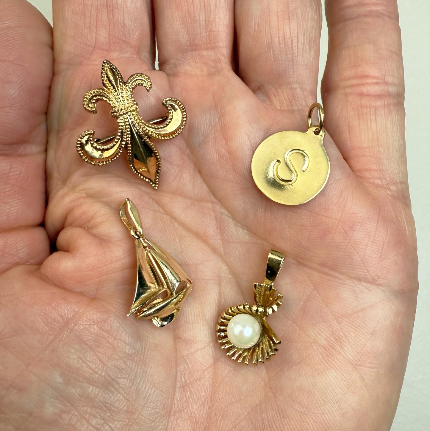 10K/14K Vintage Pendants/Charms Group E (Select Your Favorite)