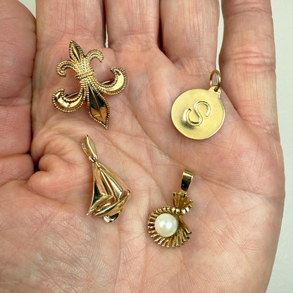 10K/14K Vintage Pendants/Charms Group E (Select Your Favorite)