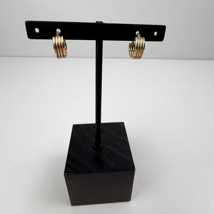 Mini Hoop Earrings Line Details 10K Yellow Gold