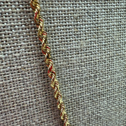 18" Michael Anthony Diamond Cut Rope 10K Yellow Gold Chain 2.75mm 10.22g