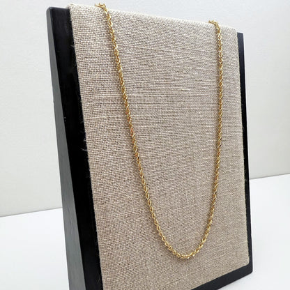 18" Michael Anthony Diamond Cut Rope 10K Yellow Gold Chain 2.75mm 10.22g