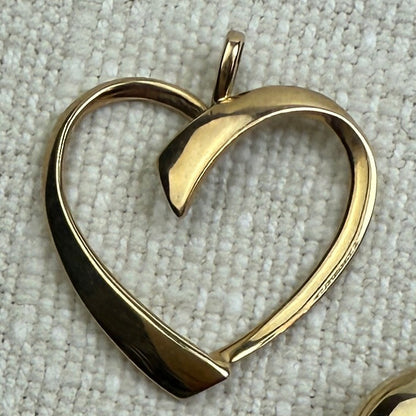 18K/14K Vintage Heart Pendants/Charms Group G (Select Your Favorite)