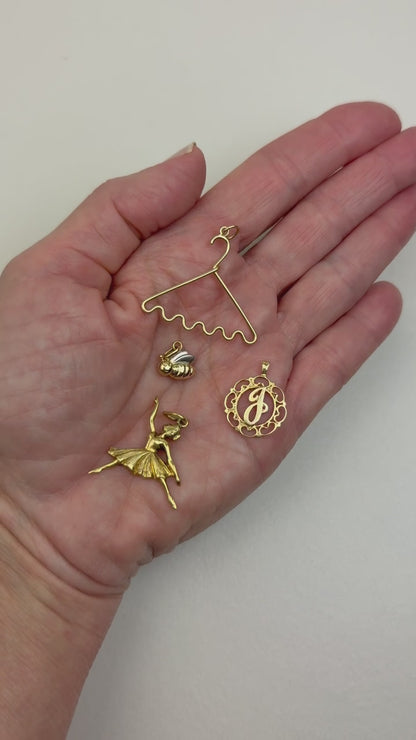 14K Gold Vintage Pendants/Charms Group B (Select Your Favorite)