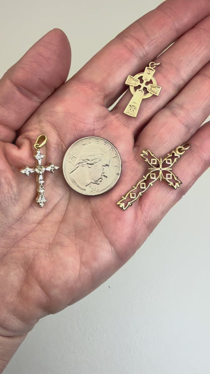 14K Estate Crosses Pendants/Charms Group F (Select Your Favorite)